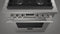 Fulgor Milano F4PGR304S2 30" Accento Gas Range, 4 Alum Burner, Stainless, Silent Oven Ignition