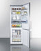 SUMMIT FFBF249SSBIIM 24" Wide Built-in Bottom Freezer Refrigerator With Icemaker