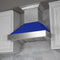 36 DuraSnow® Stainless Steel Range Hood with Blue Matte Shell 8654BM36