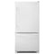 AMANA ABB2224BRW 33-inch Wide Bottom-Freezer Refrigerator with EasyFreezer Pull-Out Drawer - 22 cu. ft. Capacity - White