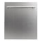 ZLINE KITCHEN AND BATH DPSN24 ZLINE 24" Dishwasher Panel with Modern Handle [Color: DuraSnow® Stainless Steel]