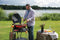 NAPOLEON BBQ TQ2225PO TravelQ 2225 Portable Gas Grill , Orange , Propane