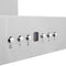 ZLINE 42 in. Wall Mount Range Hood in Stainless Steel with Crown Molding KECRN42