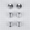 Stainless Steel Knob Kit - 4 Burner/Grill/Griddle