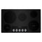 KITCHENAID KCES556HSS 36" Electric Cooktop with 5 Elements and Knob Controls - Stainless Steel