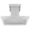 ZLINE KITCHEN AND BATH GL2ICRNBT42 ZLINE Island Mount Range Hood in Stainless Steel with Built-in CrownSound® Bluetooth Speakers (GL2iCRN-BT) [Size: 42 inch]