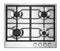 VERONA VDGCT424FSS Verona 24" Designer Gas Cooktop-Brass Burners SS