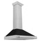 ZLINE KITCHEN AND BATH KB4SNX36 ZLINE 36" DuraSnow® Stainless Steel Range Hood with Stainless Steel Handle (KB4SNX-36) [Color: DuraSnow®]