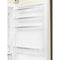 SMEG FAB38URCR 18 cu. ft. retro-style fridge, Cream, Right-hand hinge