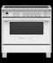 FISHER & PAYKEL OR36SCI6W1 Induction Range, 36", 5 Zones with SmartZone, Self-cleaning