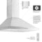 ZLINE KITCHEN AND BATH ALP10WL30 ZLINE Alpine Series Ducted Wall Mount Range Hood in Stainless Steel (ALP10WL) [Size: 30 Inch]