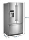 MAYTAG MFT2772HEZ 36-Inch Wide French Door Refrigerator - 27 Cu. Ft.