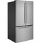 HAIER QNE27JYMFS ENERGY STAR® 27.0 Cu. Ft. Fingerprint Resistant French-Door Refrigerator