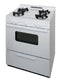 PREMIER BMK5X0OP 30 in. Freestanding Battery-Generated Spark Ignition Gas Range in White