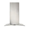 BROAN EW4636SS Broan® Elite EW46 Series 36-Inch Convertible Curved Glass Chimney Range Hood, 460 Max Blower CFM, Stainless Steel