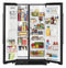 MAYTAG MSS25C4MGB 36-Inch Wide Side-by-Side Refrigerator with Exterior Ice and Water Dispenser - 25 Cu. Ft.