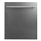 ZLINE KITCHEN AND BATH DPSN24 ZLINE 24" Dishwasher Panel with Modern Handle [Color: DuraSnow® Stainless Steel]