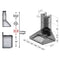 ZLINE 36 in. Remote Blower Wall Mount Range Hood in Stainless Steel 697RD36