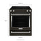 KITCHENAID KSEG700EBS 30-Inch 5-Element Electric Slide-In Convection Range - Black Stainless Steel with PrintShield™ Finish