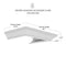 ZLINE Crown Molding Profile 2 for Wall Mount Range Hood CM2KECOM