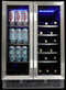 SILHOUETTE SBC051D1BSS Emmental 24" French Door Beverage Center