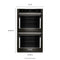 KITCHENAID KODE507EBS 27" Double Wall Oven with Even-Heat™ True Convection - Black Stainless Steel with PrintShield™ Finish