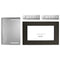 WHIRLPOOL MK2160AV 30 in. Microwave Trim Kit for 1.6 cu. ft. Countertop Microwave Oven Black Stainless