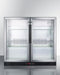 SUMMIT SCR7012DBCSS 36" Wide Beverage Center