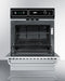 SUMMIT TTM7212BKW 24" Wide Gas Wall Oven