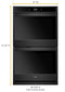 WHIRLPOOL WOD51EC7HB 8.6 cu. ft. Smart Double Wall Oven with Touchscreen