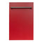 ZLINE KITCHEN AND BATH DPRG18 ZLINE 18" Dishwasher Panel with Traditional Handle [Color: Red Gloss]