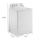 AMANA NTW4519JW Large Capacity Top Load Washer with High-Efficiency Agitator