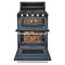 KITCHENAID KFGD500EBS 30-Inch 5 Burner Gas Double Oven Convection Range - Black Stainless Steel with PrintShield™ Finish