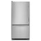 KITCHENAID KRBL102ESS 22 cu. ft. 33-Inch Width Full Depth Non Dispense Bottom Mount Refrigerator - Stainless Steel