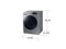 SAMSUNG WF45B6300AP 4.5 cu. ft. Large Capacity Smart Front Load Washer with Super Speed Wash in Platinum