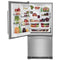 KITCHENAID KRBL109ESS 19 cu. ft. 30-Inch Width Full Depth Non Dispense Bottom Mount Refrigerator - Stainless Steel