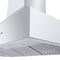 ZLINE 42 in. Professional Wall Mount Range Hood in Stainless Steel with Crown Molding 667CRN42