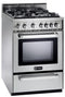 VERONA VEFSGG244NSS Stainless Steel 24" Gas Range