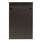 ZLINE KITCHEN AND BATH DPBS18 ZLINE 18" Dishwasher Panel with Traditional Handle [Color: Black Stainless Steel]