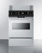 SUMMIT TTM7212BKW 24" Wide Gas Wall Oven