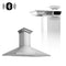 ZLINE 48 in. Wall Mount Range Hood in Stainless Steel with Builtin CrownSound® Bluetooth Speakers KL2CRNBT48