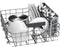 BOSCH SHXM78Z55N 800 Series Dishwasher 24'' Stainless steel SHXM78Z55N