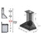 ZLINE 30 in. Wooden Wall Mount Range Hood in Gray  Includes  Motor