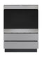 SHARP SKCD24U0GS 24 in. Under the Counter SuperSteam+ Built-In Wall Oven Pedestal