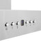 ZLINE 48 in. Wall Mount Range Hood in Stainless Steel with Crown Molding KECRN48