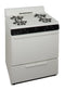 PREMIER BFK100TP 30 in. Freestanding Battery-Generated Spark Ignition Gas Range in Biscuit