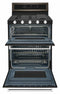 KITCHENAID KFGD500EBS 30-Inch 5 Burner Gas Double Oven Convection Range - Black Stainless Steel with PrintShield™ Finish