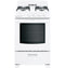 HOTPOINT RGAS300DMWW Hotpoint® 24" Front-Control Free-Standing Gas Range with Large Window