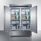 SUMMIT SCFF497 49 CU.FT. Commercial Reach-in All-freezer In Complete Stainless Steel