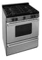 PREMIER P30B3102PS 30 in. ProSeries Freestanding Battery Spark Sealed Burner Gas Range in Stainless Steel